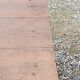 Oak farmhouse coffee table nineteenth century 1 drawer feet bobbins 149cm