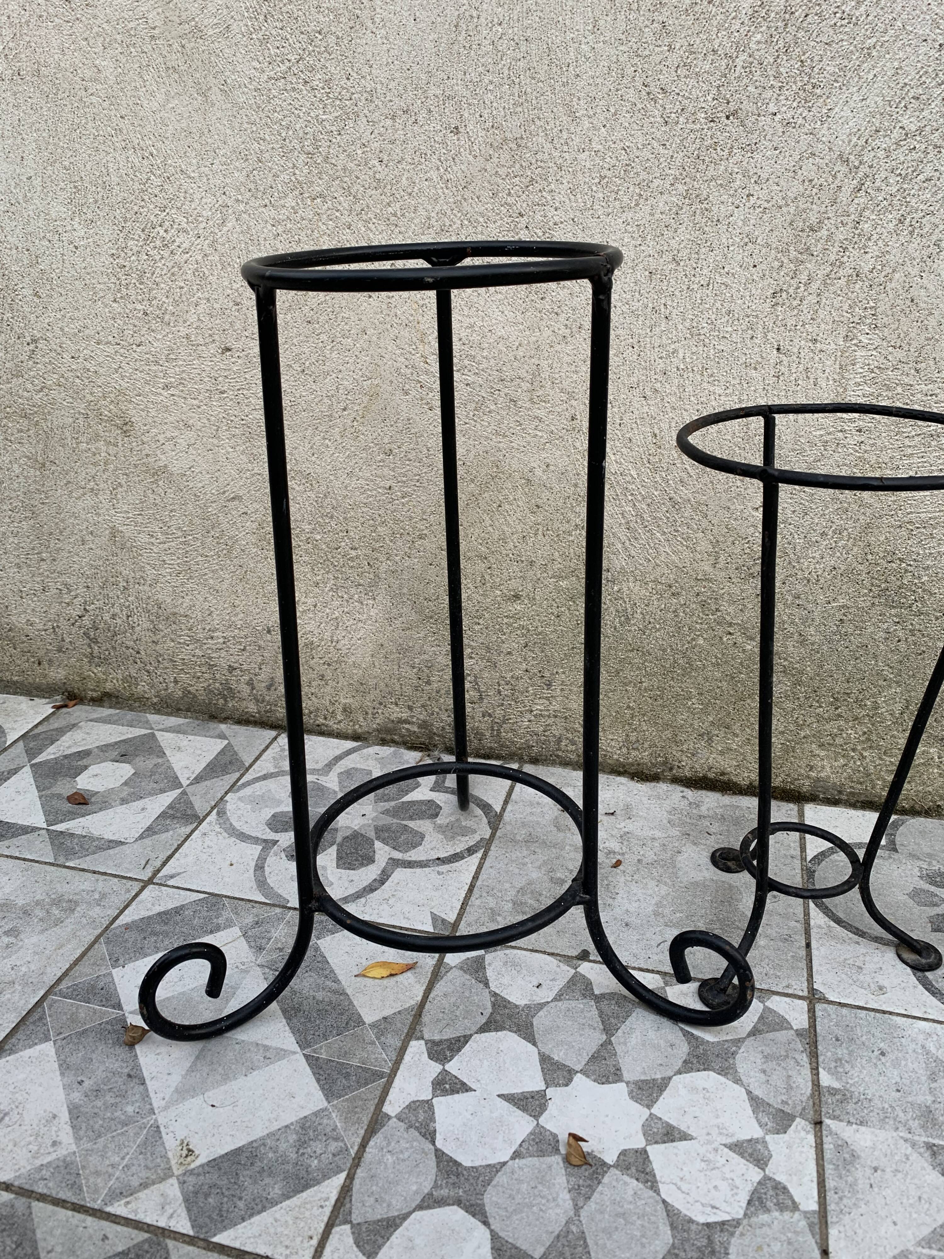 Wrought iron plant support/door