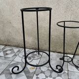 Wrought iron plant support/door