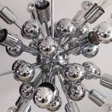 1970s Astonishing Chandelier Sputnik by Goffredo Reggiani in Chrome. Made i