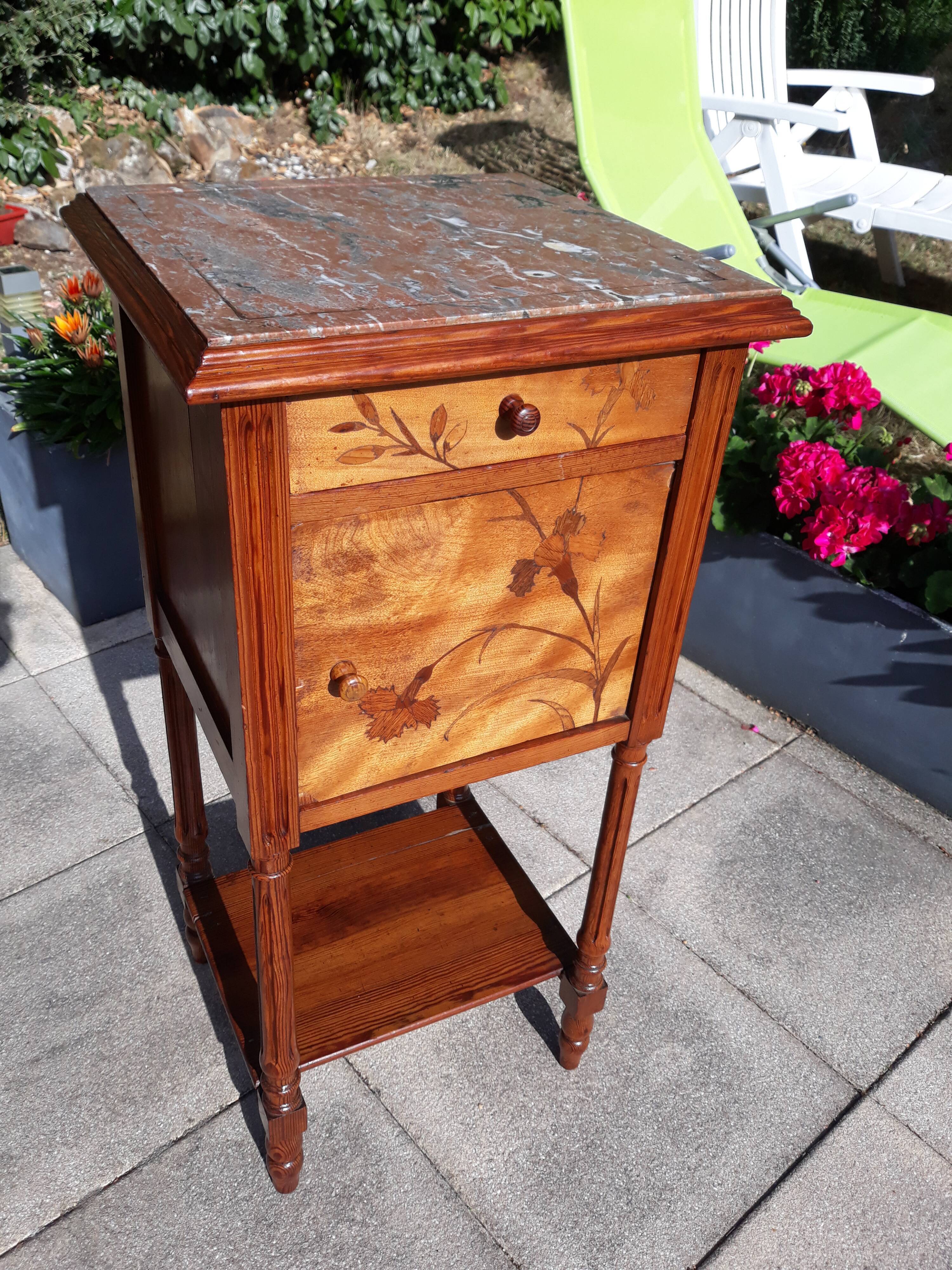 Pitchpin bedside table