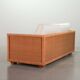 Luxurious Italian Gasparucci Reed White Lounge Greenhouse Sofa. Italy, 1980