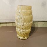 Clichy glass art deco vase