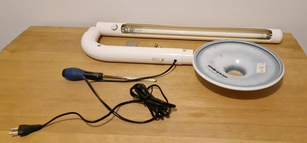 Lampe architecte tube Anders Pherson 1973