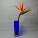 Vase sommerso by Petr hora, blue glass, Czech Republic, 1970