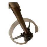 Scandinavian suspension lamp vintage opaline XL Louis Poulsen 40 cm