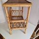 Vintage Rattan Side Table