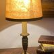 Lampe en laiton style bougeoir