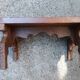 Small vintage footrest bench