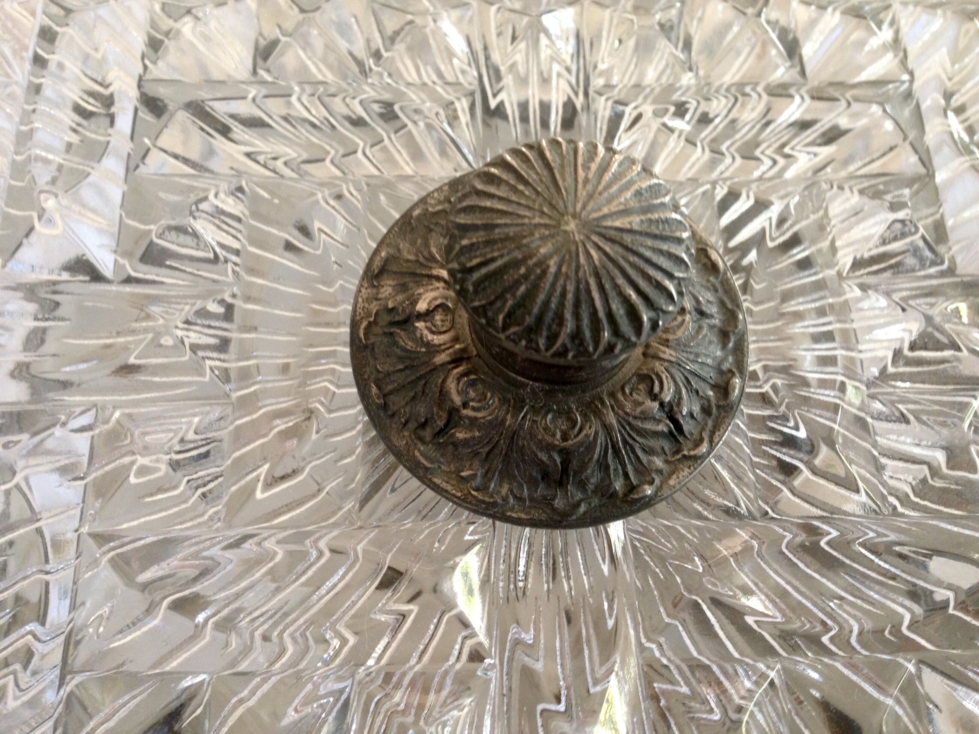 Former square ceiling metal silver crossfire