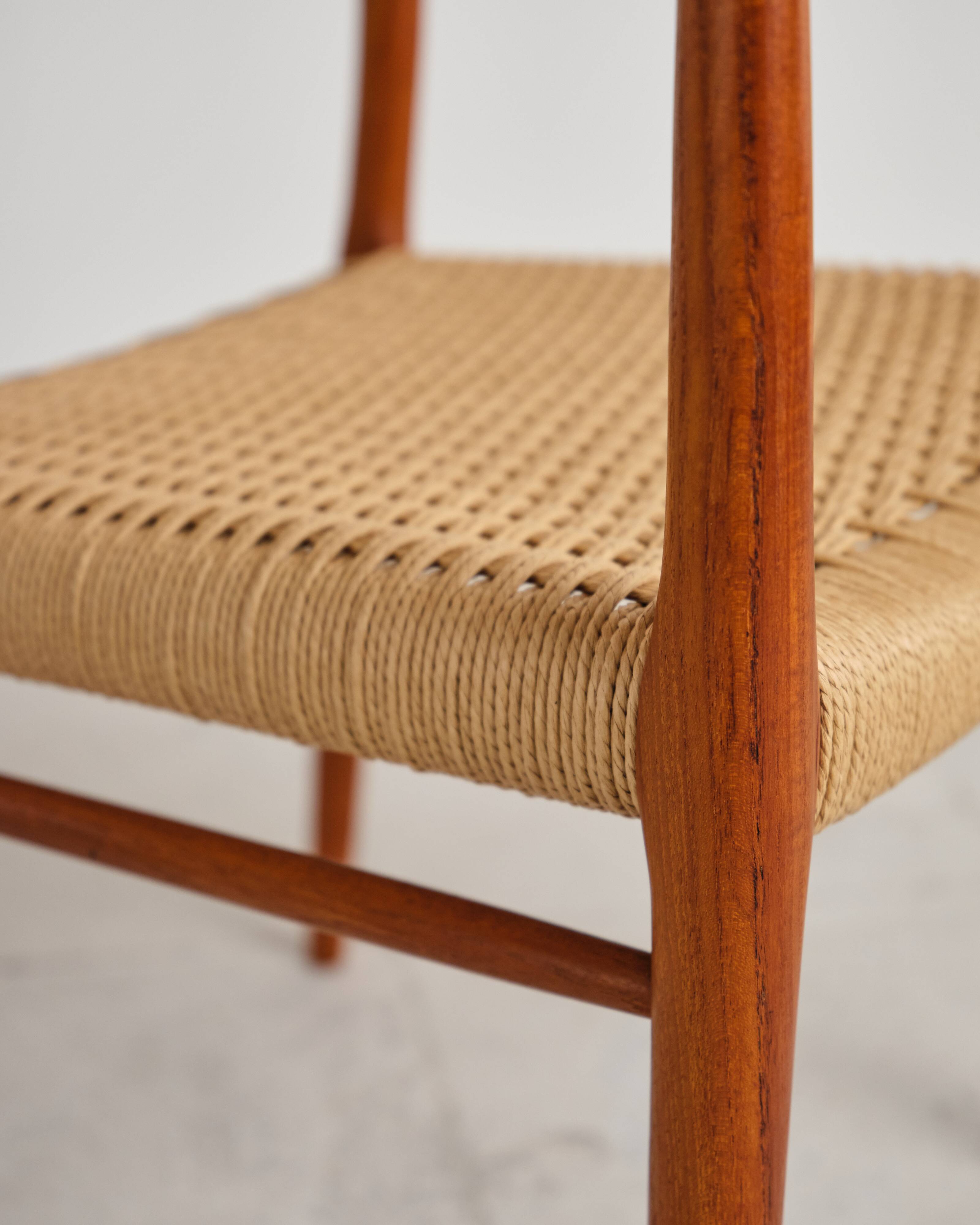 Armchair 56 in teak from the mid-century by Niels O. Møller, J.L. Moller
