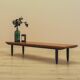 Teak sideboard, low Danish console, 1970s