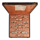 Complete Menagerie by Edouard Marcel Sandoz for Christofle Gallia, France