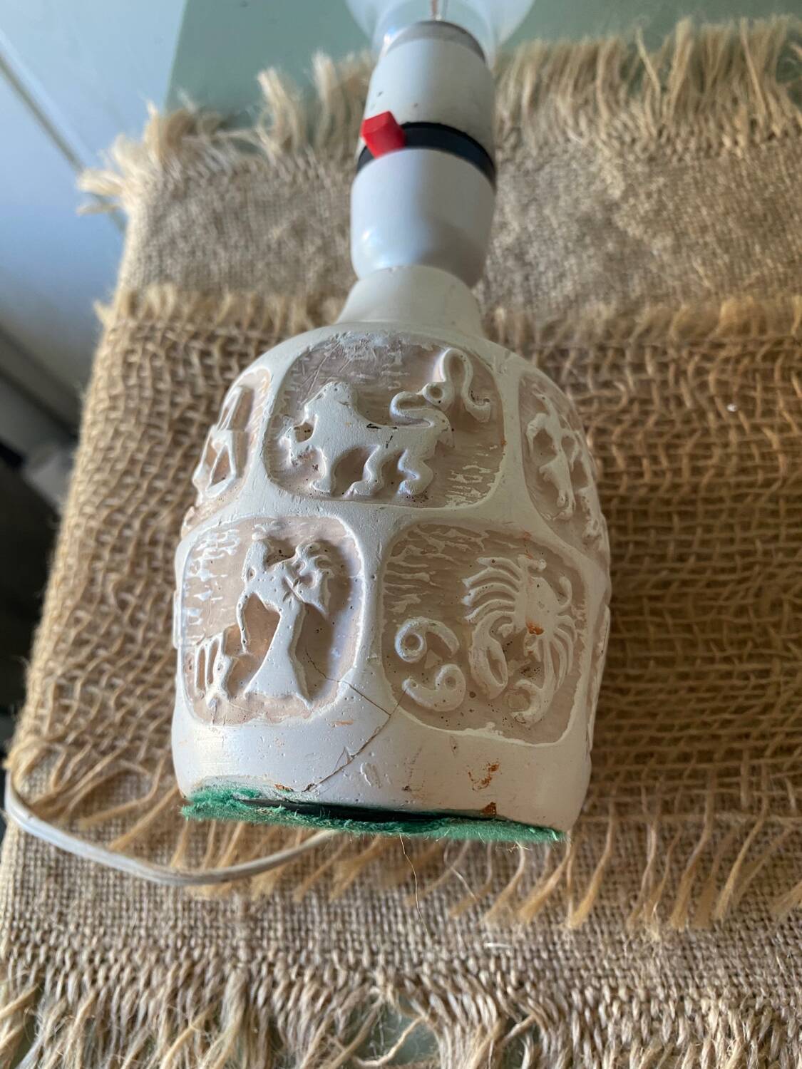 Tremaen pottery lamp base 70s Scandinavian