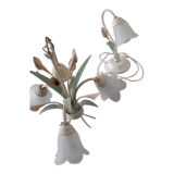 Lustre et lampe de table