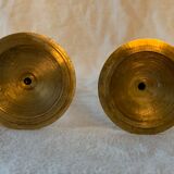 Pair of brass candlesticks