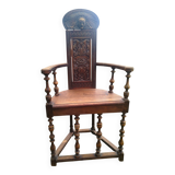 Throne chair in high period style