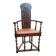 Throne chair in high period style