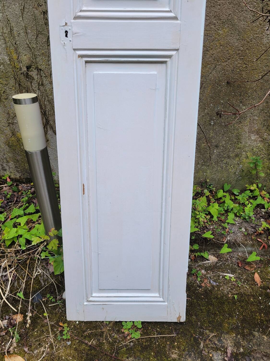 Old wall cupboard door H.239cm