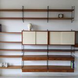 Nisse Strinning for String Design AB Sweden 1960 shelving system