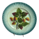 Old strawberry dessert plate