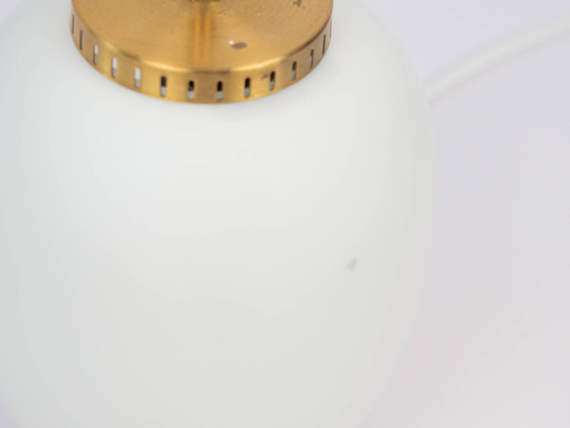 Suspension vintage danoise Kina par Bent Karlby, Lyfa, 1946