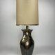 Hollywood Regency art nouveau revival brass table lamp, Dutch 1970s