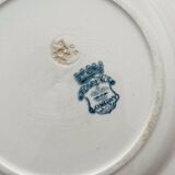 12 ironstone dinner plates “Florence” Longwy