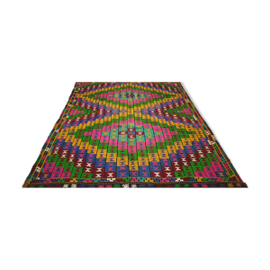 Tapis kilim 9.2x6.6 pieds