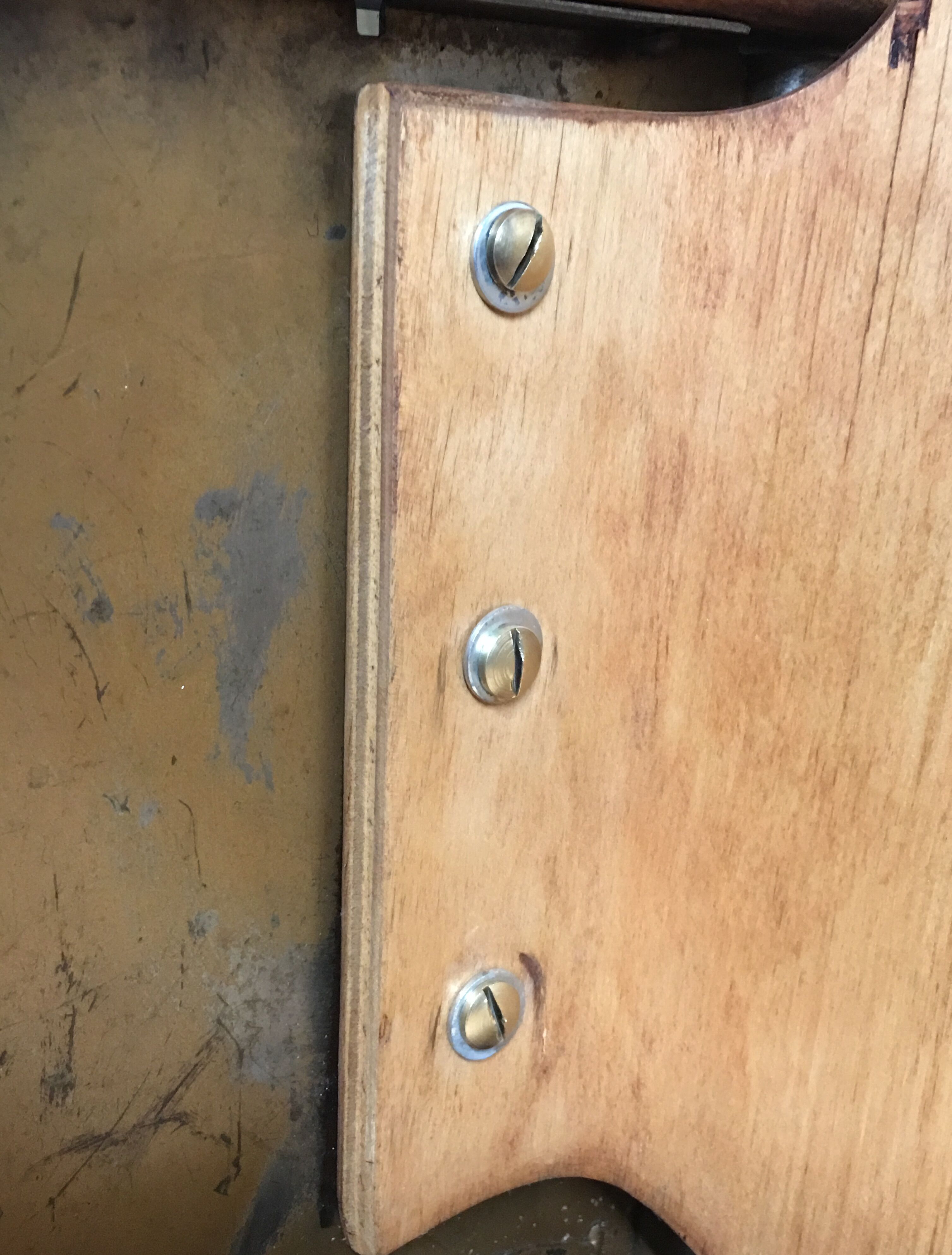 Former folding seats of theatre or cinema 1940