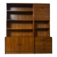 Etagere, 2 sections, placage palissandre, années 1960/70. 20ième siècle