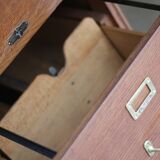 Majestic shannon oak filing cabinet (early 20th century).