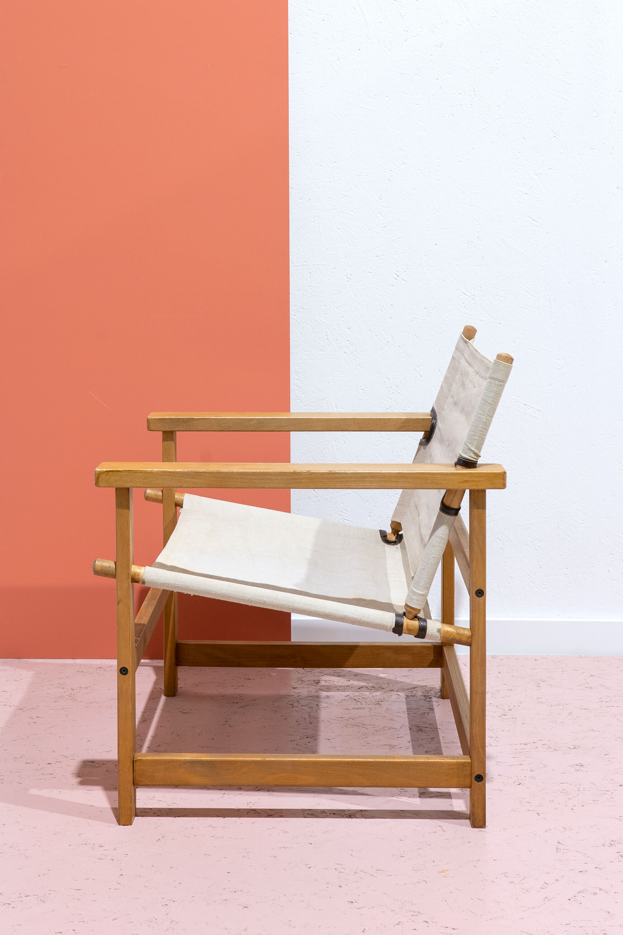 Danish safari chair by Hyllinge Møbler