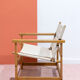 Danish safari chair by Hyllinge Møbler