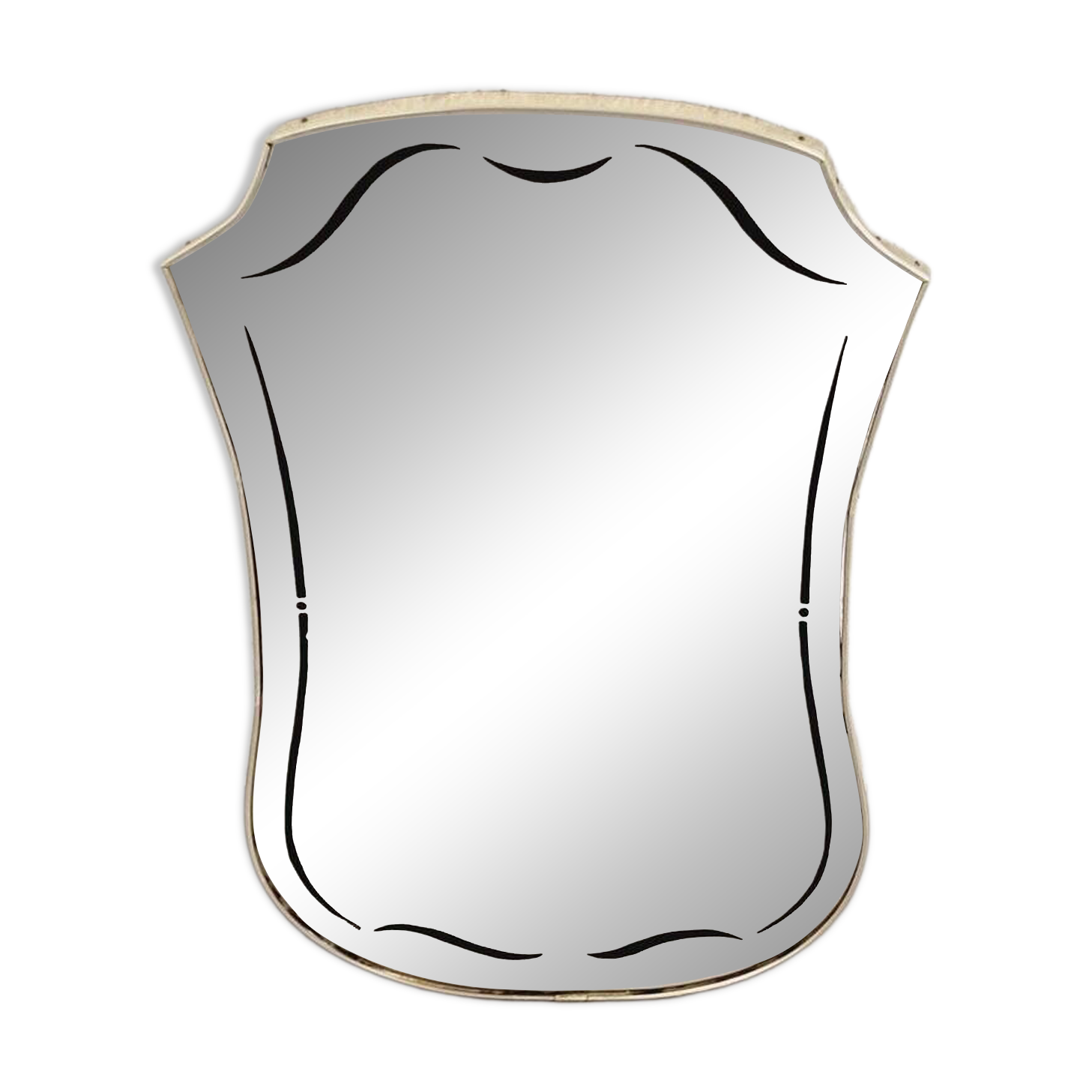 Retro mirror and free form from the 50s - 60s