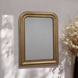 Louis Philippe mirror 105 x 77 cm old gilded