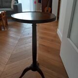 Old pedestal table with wooden top