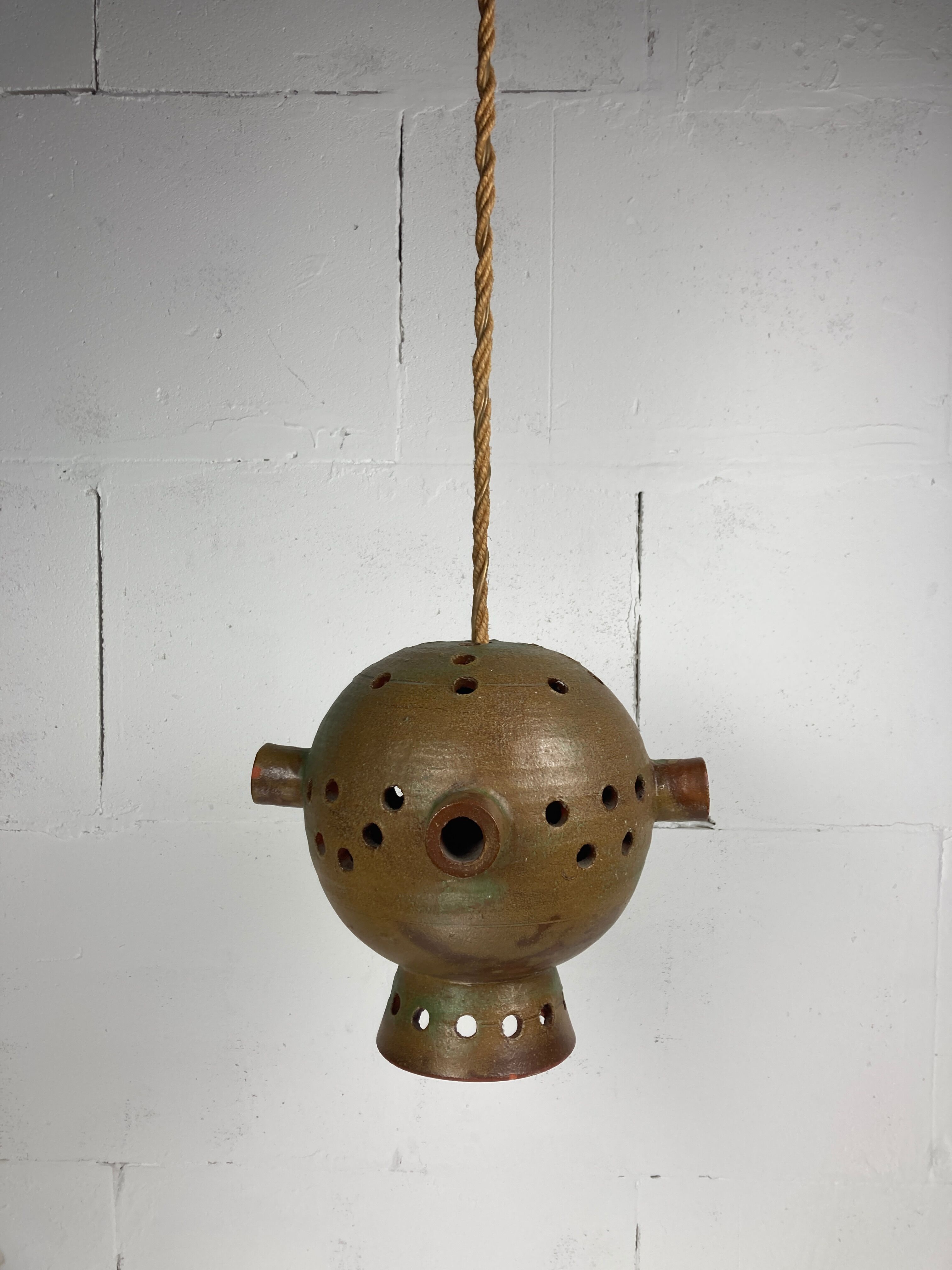 Ceramic space age suspension by Mobach Dutch 1960s