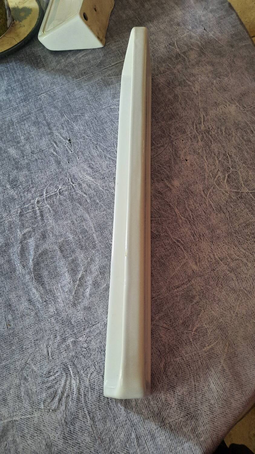 Porcelain bathroom shelf