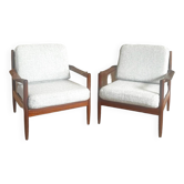 Chaise Zwei Teakholz