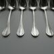 Christofle - 6 tablespoons / desserts silver metal model Printania - 20.2 cm