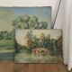 Tableau  kiosque dans le parc