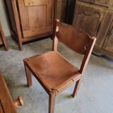Dining room set table and 6 chairs Maison Regain in Elm