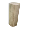 Striated column Majestia - 30 cm D / 80 cm H - natural travertine