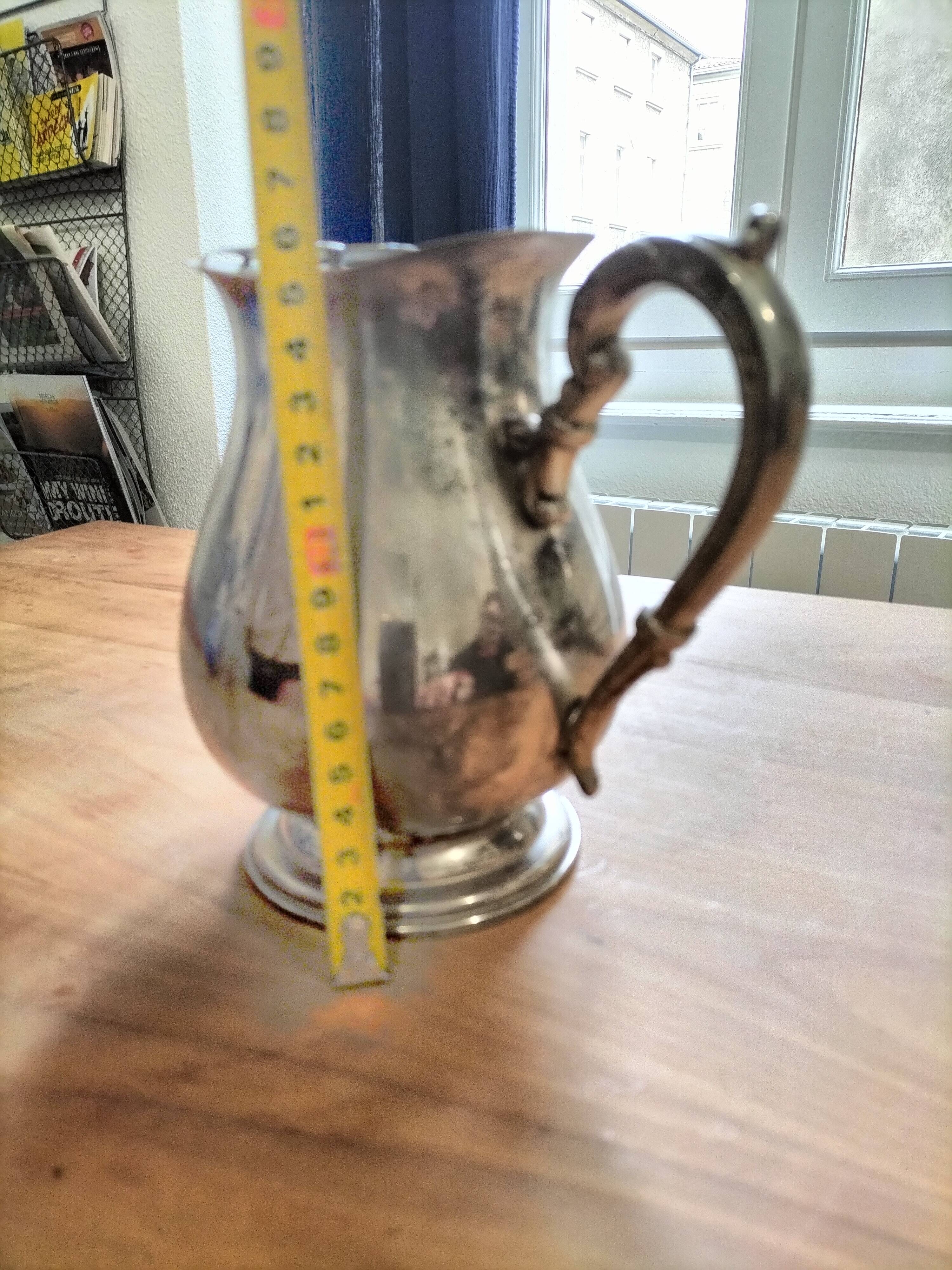 Pichet vintage argenté