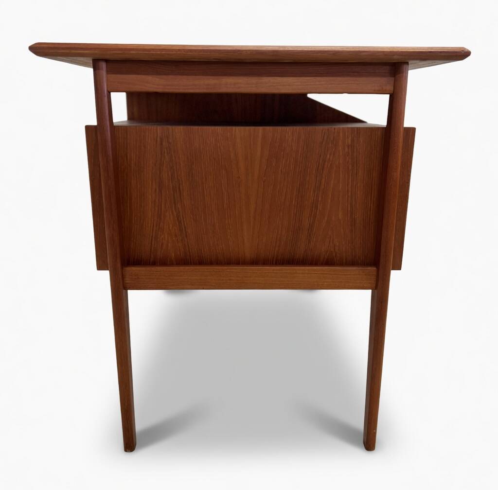 Teak Desk By Gunner Nielsen For Tibergaard, 1960s.