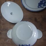 Badonviller Blue Flowers Dish Series