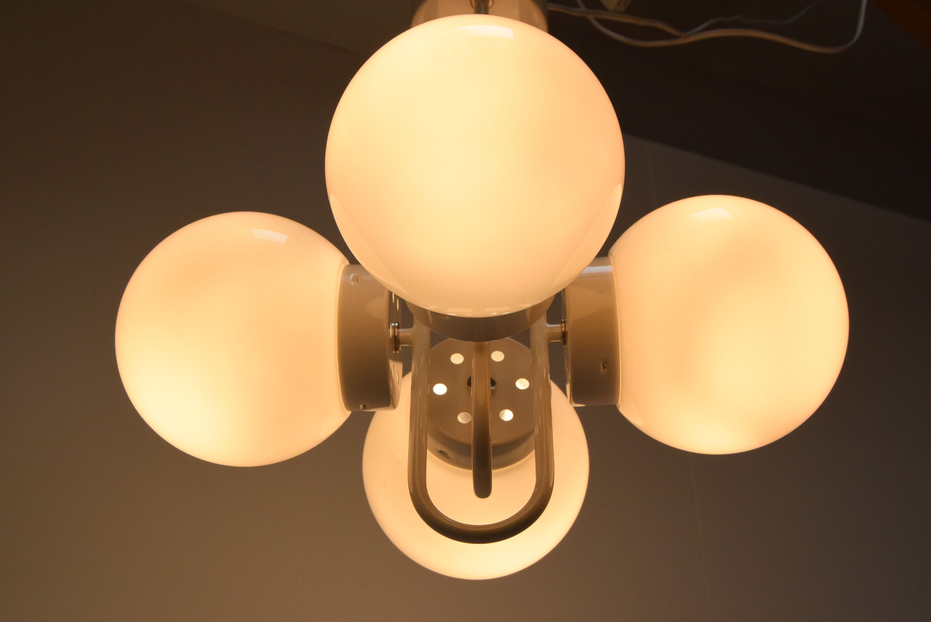 Lustre du milieu du siècle par Instala Decin, années 1970