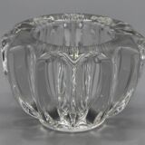 Small crystal vase signed pierre d'avesn art deco