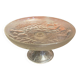Vintage Fruit Bowl Old Molded Glass Plate Decor Fruits #D657